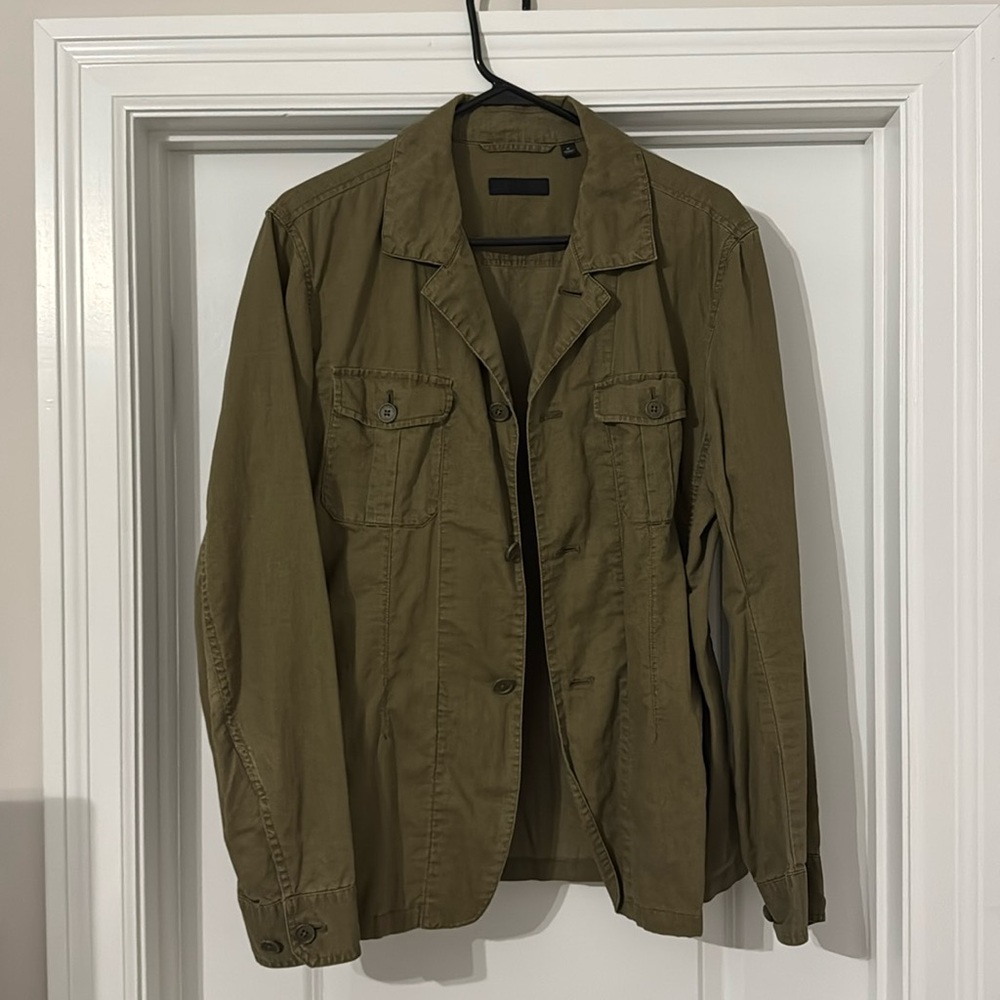 Uniqlo military inspired field jacket shirt. Size M